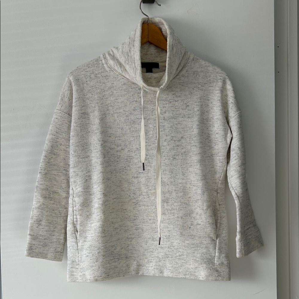 J. Crew Gray Hooded Sweatshirt